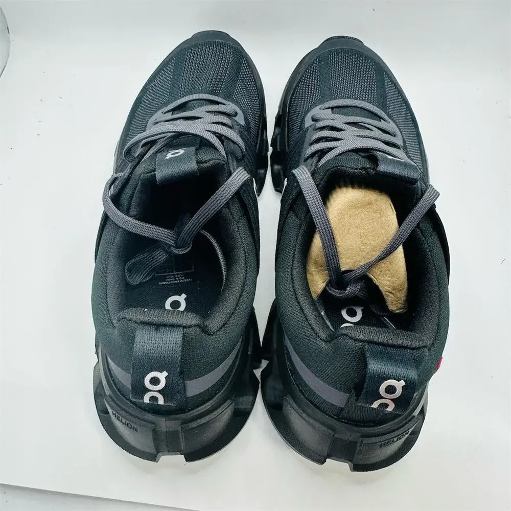 On Running Cloudswift Youth Running Sneakers Black/Gray Kids US 6 Lace Up